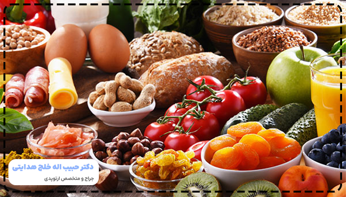 تغذیه بعد از عمل زانو